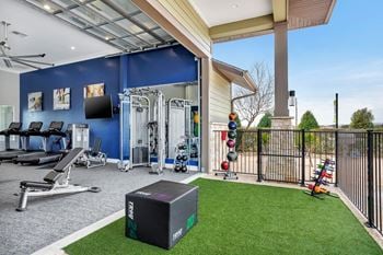Outdoor fitness area